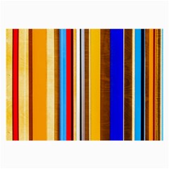 Colorful Stripes Large Glasses Cloth (2-side) by FunnyCow