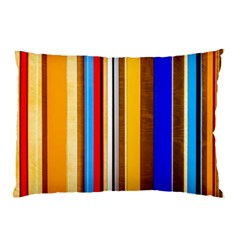 Colorful Stripes Pillow Case by FunnyCow