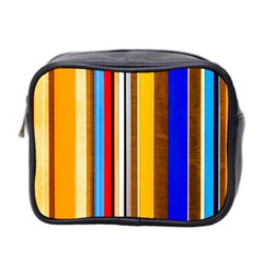 Colorful Stripes Mini Toiletries Bag 2-side by FunnyCow