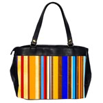 Colorful Stripes Office Handbags (2 Sides)  Back