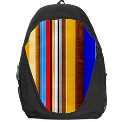 Colorful Stripes Backpack Bag by FunnyCow