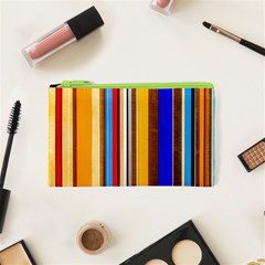 Colorful Stripes Cosmetic Bag (xs) by FunnyCow