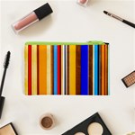 Colorful Stripes Cosmetic Bag (XS) Back