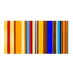 Colorful Stripes Satin Wrap by FunnyCow