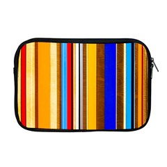 Colorful Stripes Apple Macbook Pro 17  Zipper Case by FunnyCow