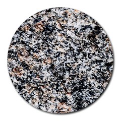 Granite Hard Rock Texture Round Mousepads by FunnyCow