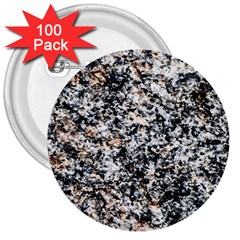 Granite Hard Rock Texture 3  Buttons (100 Pack)  by FunnyCow