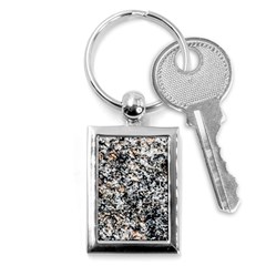 Granite Hard Rock Texture Key Chains (rectangle)  by FunnyCow