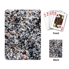 Granite Hard Rock Texture Playing Card by FunnyCow