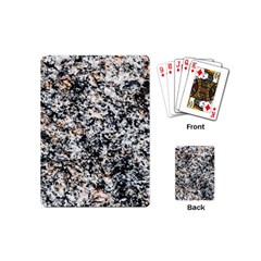 Granite Hard Rock Texture Playing Cards (mini)  by FunnyCow