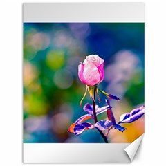 Pink Rose Flower Canvas 36  X 48   by FunnyCow