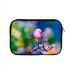 Pink Rose Flower Apple Macbook Pro 15  Zipper Case by FunnyCow