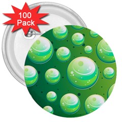 Background Colorful Abstract Circle 3  Buttons (100 Pack) 