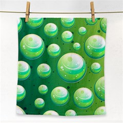 Background Colorful Abstract Circle Face Towel by Nexatart