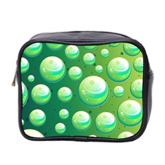 Background Colorful Abstract Circle Mini Toiletries Bag 2-side by Nexatart