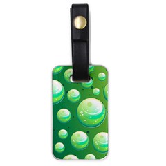 Background Colorful Abstract Circle Luggage Tags (one Side)  by Nexatart