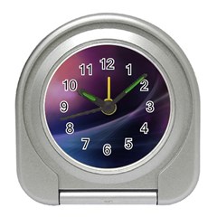 Abstract Form Color Background Travel Alarm Clocks by Nexatart