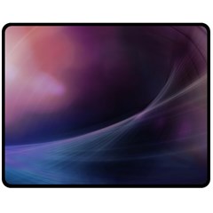 Abstract Form Color Background Double Sided Fleece Blanket (medium)  by Nexatart