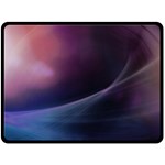 Abstract Form Color Background Double Sided Fleece Blanket (Large)  80 x60  Blanket Front