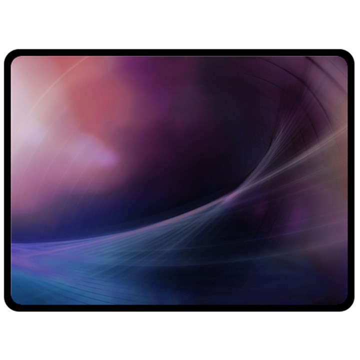 Abstract Form Color Background Double Sided Fleece Blanket (Large) 