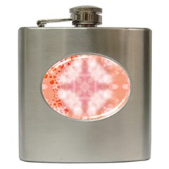 Heart Background Wallpaper Love Hip Flask (6 Oz) by Nexatart