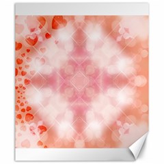 Heart Background Wallpaper Love Canvas 20  X 24   by Nexatart