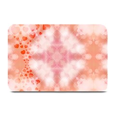 Heart Background Wallpaper Love Plate Mats by Nexatart