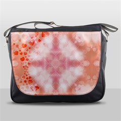 Heart Background Wallpaper Love Messenger Bags by Nexatart