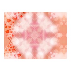 Heart Background Wallpaper Love Double Sided Flano Blanket (mini)  by Nexatart