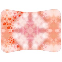 Heart Background Wallpaper Love Velour Seat Head Rest Cushion