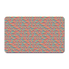 Background Abstract Colorful Magnet (rectangular) by Nexatart