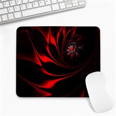 Abstract Curve Dark Flame Pattern Large Mousepads by Nexatart