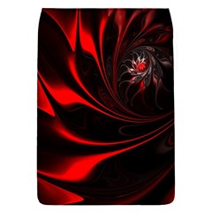 Abstract Curve Dark Flame Pattern Flap Covers (s)  by Nexatart