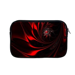 Abstract Curve Dark Flame Pattern Apple Macbook Pro 13  Zipper Case by Nexatart