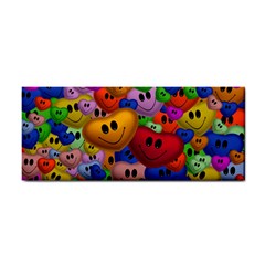 Heart Love Smile Smilie Hand Towel by Nexatart