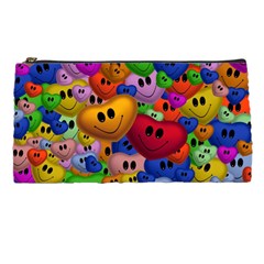 Heart Love Smile Smilie Pencil Cases by Nexatart