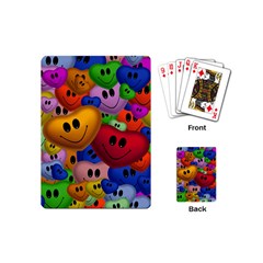 Heart Love Smile Smilie Playing Cards (mini)  by Nexatart