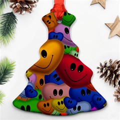 Heart Love Smile Smilie Ornament (christmas Tree) 