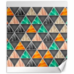 Abstract Geometric Triangle Shape Canvas 20  X 24   by Nexatart