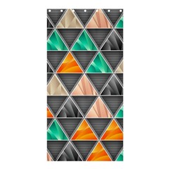 Abstract Geometric Triangle Shape Shower Curtain 36  X 72  (stall)  by Nexatart