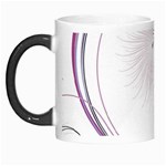 Abstract Background Flowers Morph Mugs Left