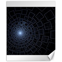 Pattern Abstract Fractal Art Canvas 16  X 20   by Nexatart