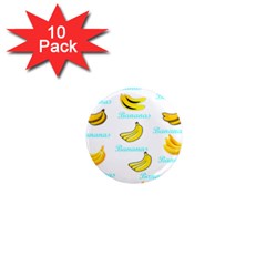 Bananas 1  Mini Magnet (10 Pack)  by cypryanus