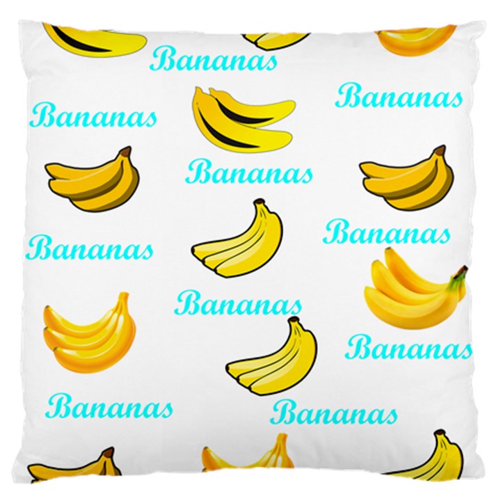 Bananas Large Cushion Case (Two Sides)