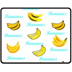 Bananas Double Sided Fleece Blanket (Medium)  58.8 x47.4  Blanket Front