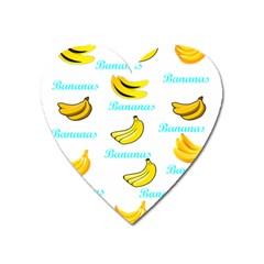 Bananas Heart Magnet by cypryanus