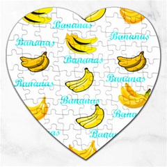 Bananas Jigsaw Puzzle (heart)