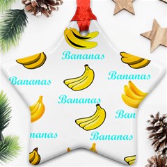 Bananas Star Ornament (two Sides)