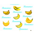 Bananas Double Sided Flano Blanket (Medium)  60 x50  Blanket Front