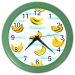 Bananas Color Wall Clocks Front